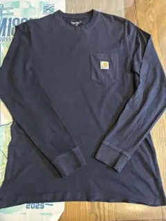Carhartt 長袖　ロンT M ネイビー