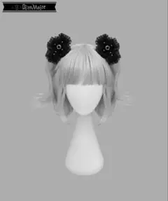DimMoire ディムモアール 十字の誓いヘアクリップ Black