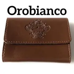 Orobianco オロビアンコ 本革 カードケース ブラウンレザー 名刺入れ