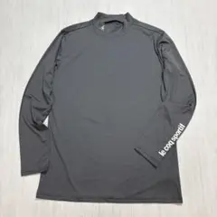 ☆ルコックスポルティフ　ゴルフ　ハイネック　ドライ　長袖シャツ　ボーダー　LL