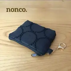SALE！ミナペルホネンtambourineキーケース チャコール×ブラック
