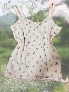 森ガール　系　キャミソール