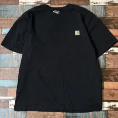 ビンテージ　古着　carhartt カーハート　ワンポイントロゴ　メンズtシャツ