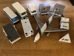 ぽんちゃん　JASレインボーセブン777 ちびっ子空港セット　ダイキャスト ぽんちゃん様専用 JASレインボーセブン777 ちびっ子空港セット