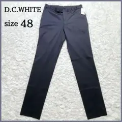 新品タグ付き✨ D.C WHITE スラックス ネイビー size48