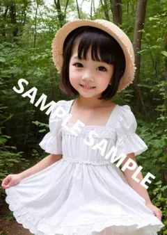 AI 美女ポスター　A４サイズ　2枚セット　写真印画紙　ロリ　20