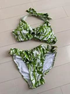 緑の葉柄 ビキニ