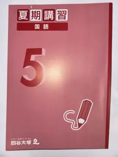 【値下げ】四谷大塚　夏期講習　国語　5年　新品未使用　解答解説なし