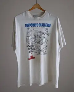 手描きタッチ　ユーモラス　両面プリント　tシャツ