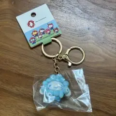 【新品・公式】大阪 関西万博限定 シナモロール立体水色キーホルダー