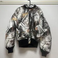 ALPHA INDUSTRIES フライトジャケット M 迷彩柄　リバーシブル