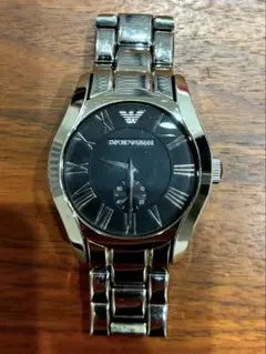 Armani アナログ時計 ブラック