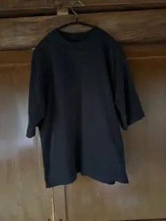 ユニクロ　コットンリラックスボクシーT ブラック　M