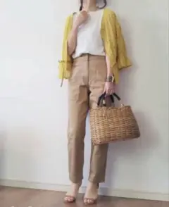 IENA スーピマチノパッチポケットパンツ