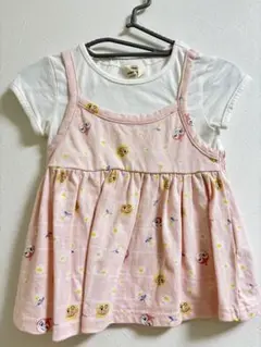アンパンマン　ドキンちゃん　90 半袖　トップス　チュニック　女の子 Tシャツ