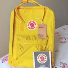新品 カンケンリュックサック バッグ フェールラーベン　イエロー