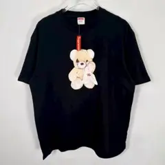 Supreme Lサイズ テディベアプリント Tシャツ ブラック