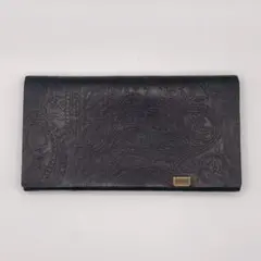所作　ショサ　しょさ　ペーズリー　財布　ブラック　シルバー