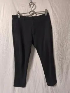 ユニクロ EZYアンクルパンツ ウルトラストレッチドライEX 黒 メンズ L