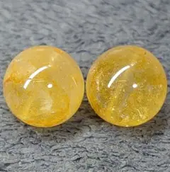 Y462　セール商品　ゴールデントパーズ　約12ミリ