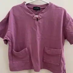 green label relaxing キッズ用パープル Tシャツ 105