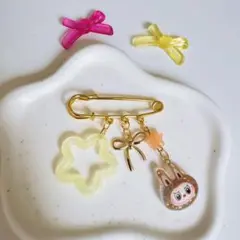 ラブブチャーム① ブローチ キーホルダー
