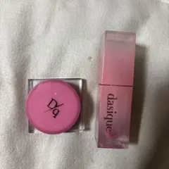 dasique ピンク リップグロス　souffle color pot #4