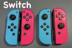 任天堂 Switch ジョイコン ネオンピンク2個 ブルー2個