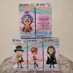 ワンピース☆ワールドコレクタブルフィギュア〜カマバッカ王国　5種セット