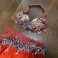HANAN ベリーダンス衣装　赤