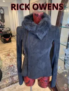 RICK OWENS ムートン 内側長い羊ファー 後ろ側に長さがあり