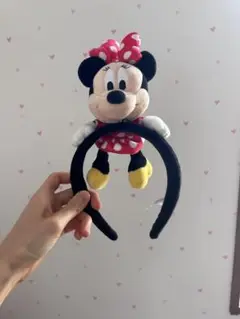 ミニーマウス ぬいぐるみカチューシャ