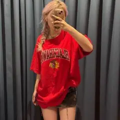 【送料無料】USA古着 Tシャツ NFL BLACKHAWKS アメフト 古着