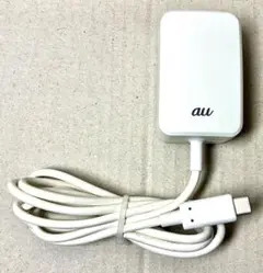 au Type-C共通 ACアダプタ01 0601PQA 純正 スマホ用 充電器