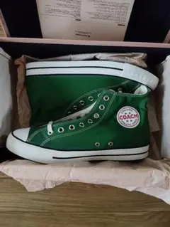 CONVERSE COACH グリーン ハイカットスニーカー