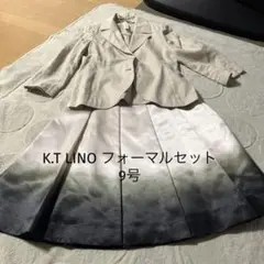 コムサKT LINOリネンジャケットとグラデーションスカートセット 美品9号