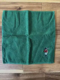 【新品】POLO ハンカチ くま グリーン 緑
