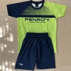 Penalty スポーツウェアセット 140 ネオンイエロー/ネイビー