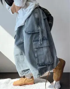 60% CCORTTI カーゴパンツ バミューダパンツ ワイド