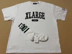 未使用　XLARGE ホワイト Tシャツ & ソックス セット