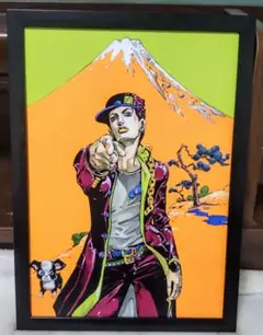ジョジョ03B 承太郎・イギー 赤富士・歴代主人公 JOJOVELLER展