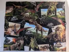 ジュラシック・ワールド 恐竜プリント生地