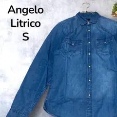 【一点物】Angelo Litrico アンジェロリトリコ デニムシャツ S