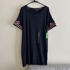 新品　Tommy Hilfiger CAS KNIT DRESS XL ネイビー
