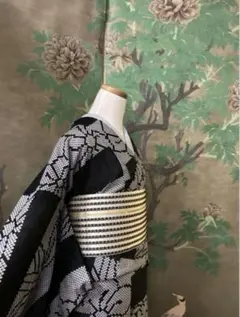 kapuki 帯ベルト 「白芭蕉」西陣織 正絹 浴衣 着物 安室奈美恵着用モデル kapuki 帯ベルト 「白芭蕉」西陣織 正絹 浴衣 着物 安室奈美恵