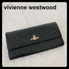 【美品】Vivienne Westwood 長財布 HARROW ハロウブラック