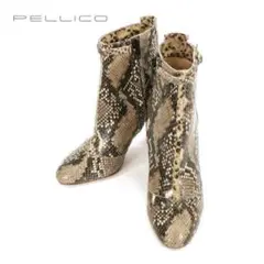 【定価8.2万・新品・35】PELLICO レザーラウンドトゥショートブーツ