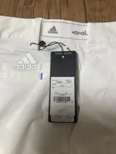 最終値下　adidas ホワイトパンツ ベンチレーション