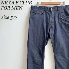 【美品】NICOLE CLUB FOR MEN ニコルクラブ パンツ 50