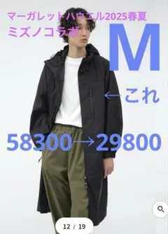 ビンテージ マーガレット ハウエル ナイロンジャケット 黒 STRETCH POLYESTER HEAVY POPLIN | MARGARET HOWELL